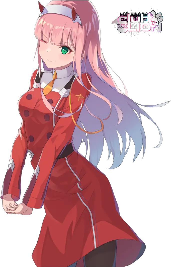 Fan Artcute Zero Two Zero Two Png Anime