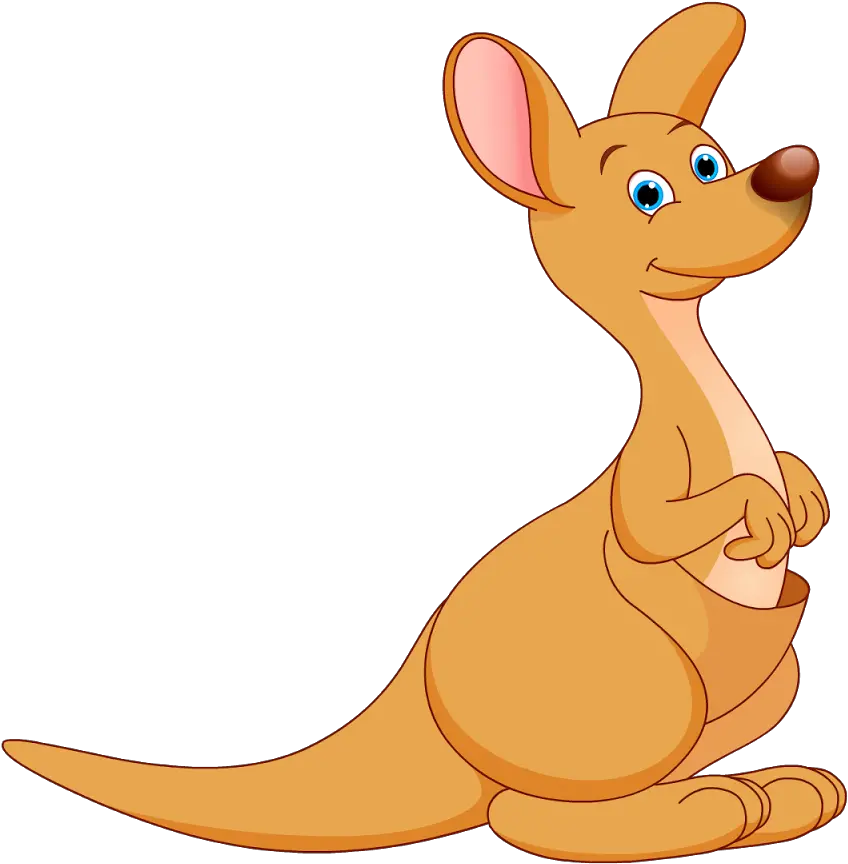 Orange Clipart Kangaroo Cartoon Picture Of A Kangaroo