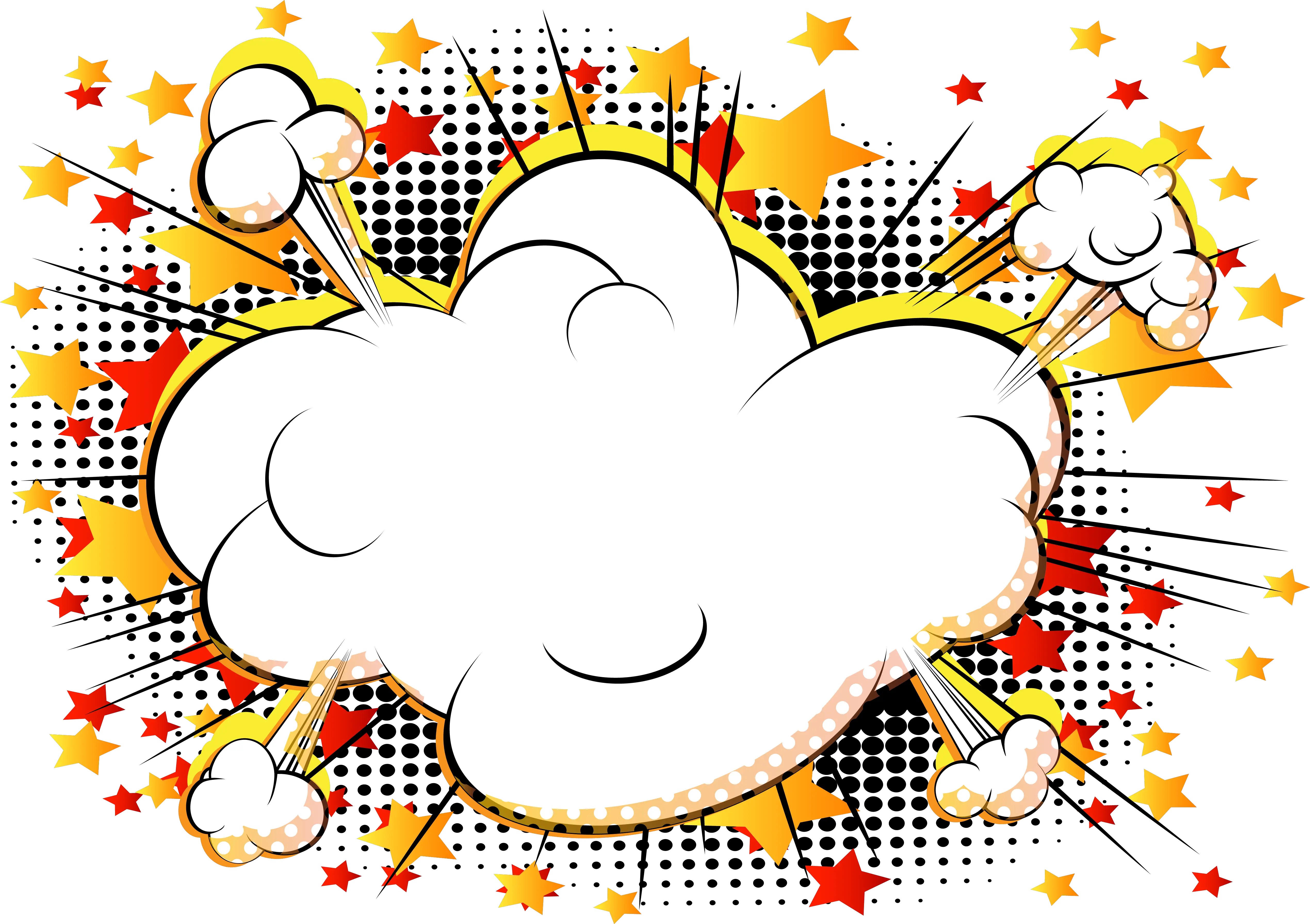 Vector Explosion Comics Book Comic Cartoon Cloud Clipart Comic Book Explosion Png