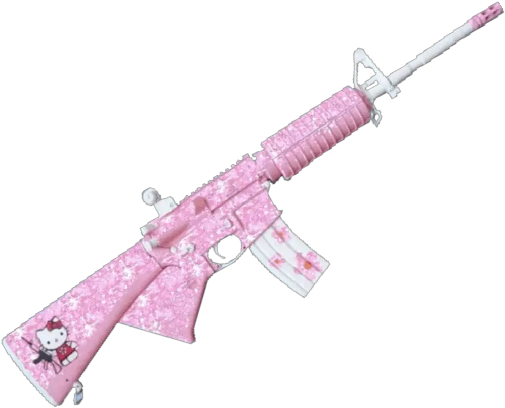 gun hellokitty y2k pink barbie barbiegirl barbiedoll Assault Rifle