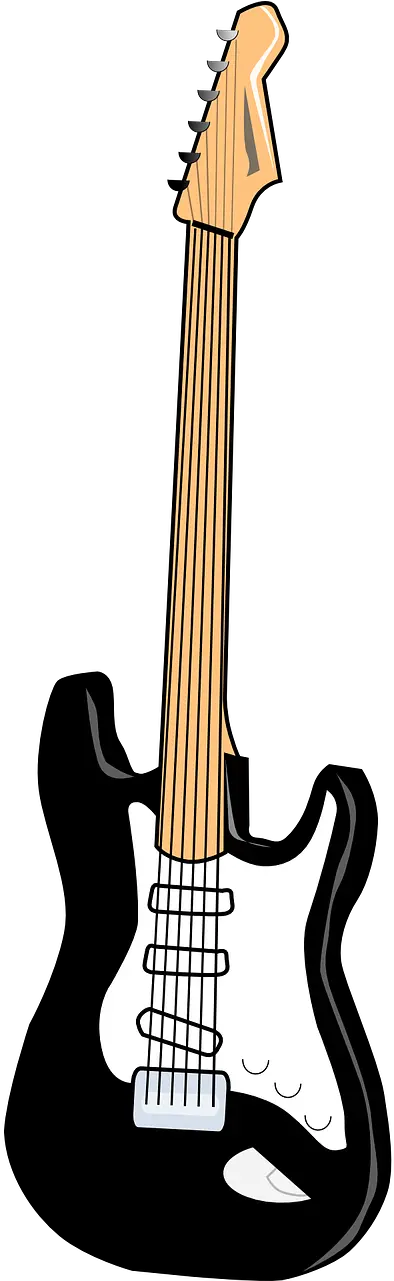 Transparent Electric Guitar Png Cartoon Electric Guitar Png