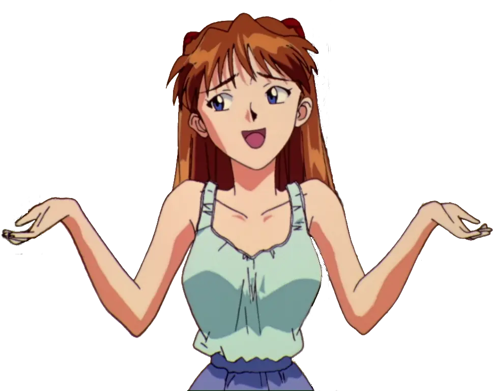 Sticker Asuka Langley Soryu Evangelion Neon Genesis Alone On A Friday Night Anime