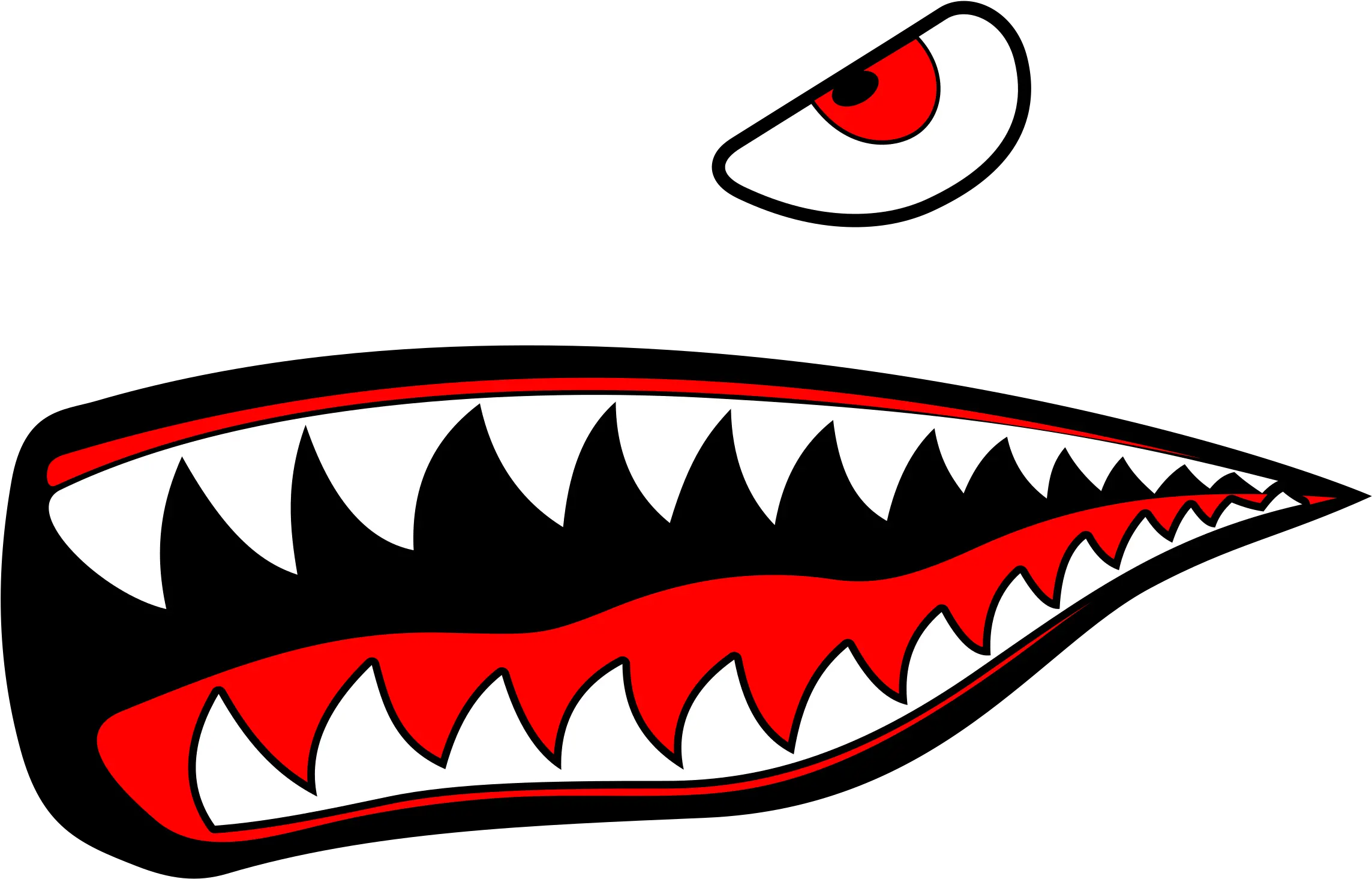Shark Teeth Png Bape Shark Teeth Logo