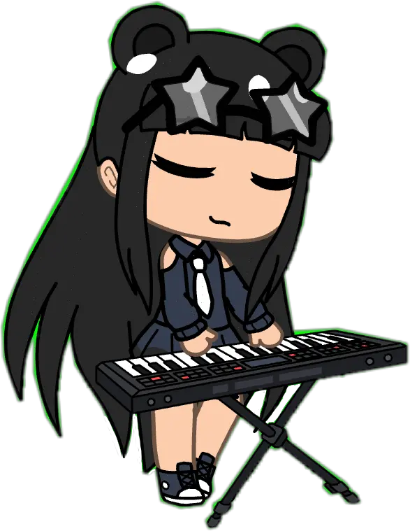 gacha life gachalife pretty koala bear piano Gacha Life Cute Girls
