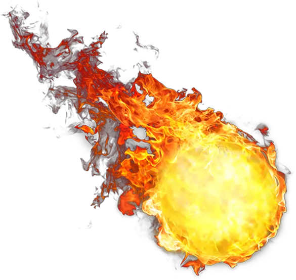 fireball boladefogo fire fogo bola ball effect Transparent Background Fireball Png