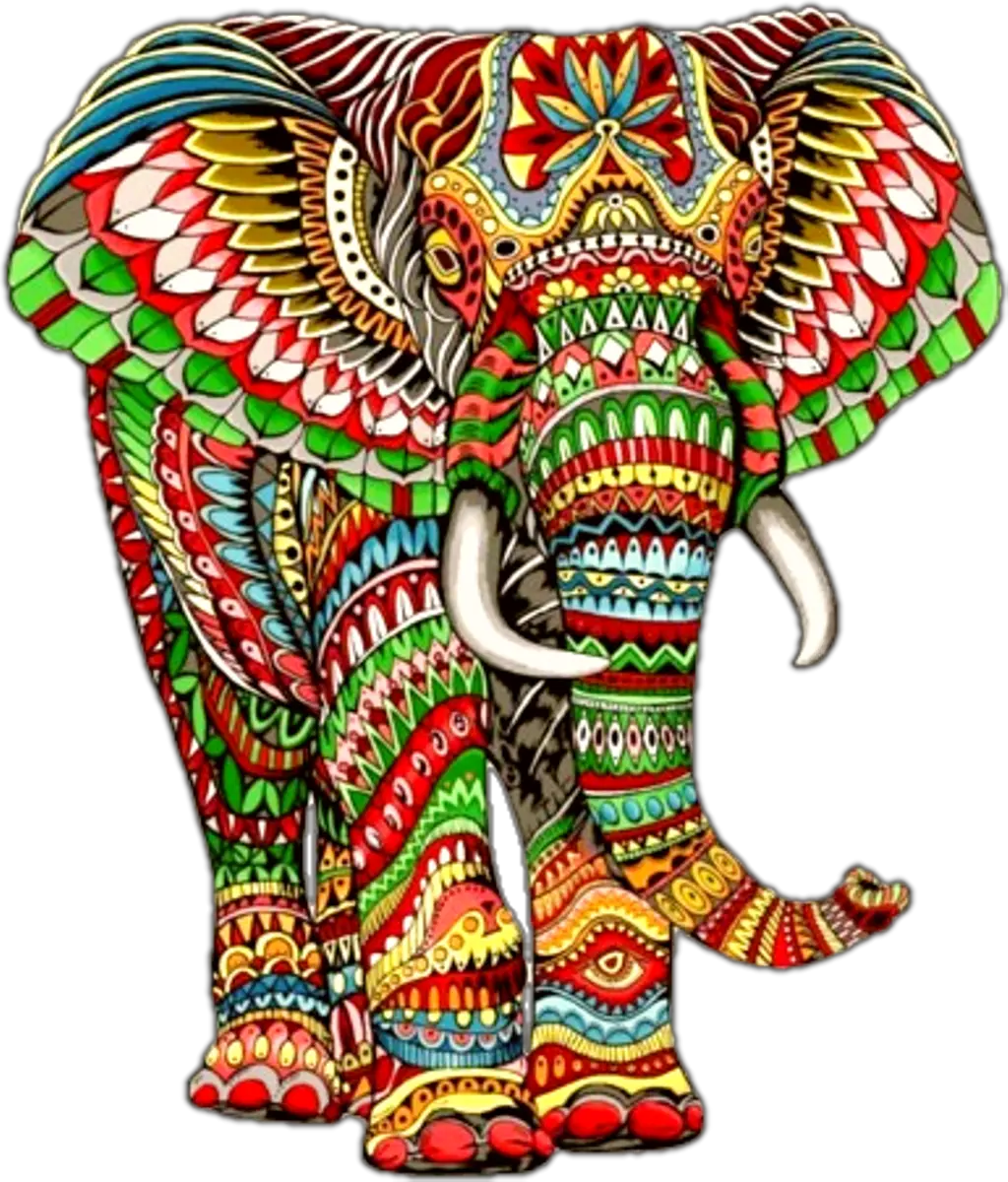 Tapisserie Elephant Clipart