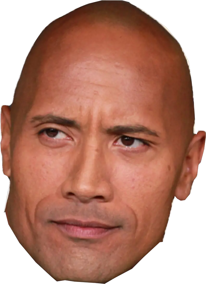 Dwayne Johnson Face Png