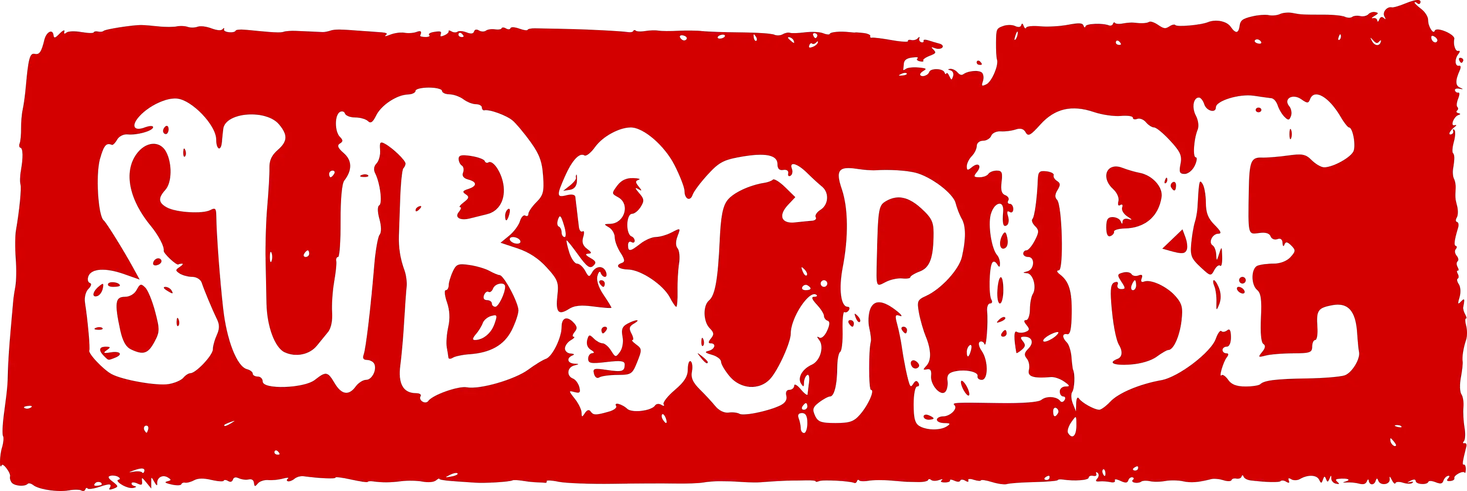 Drawn Subscribe Button Png