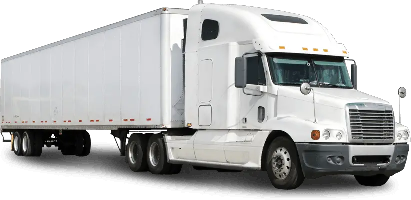 White 18 Wheeler Truck