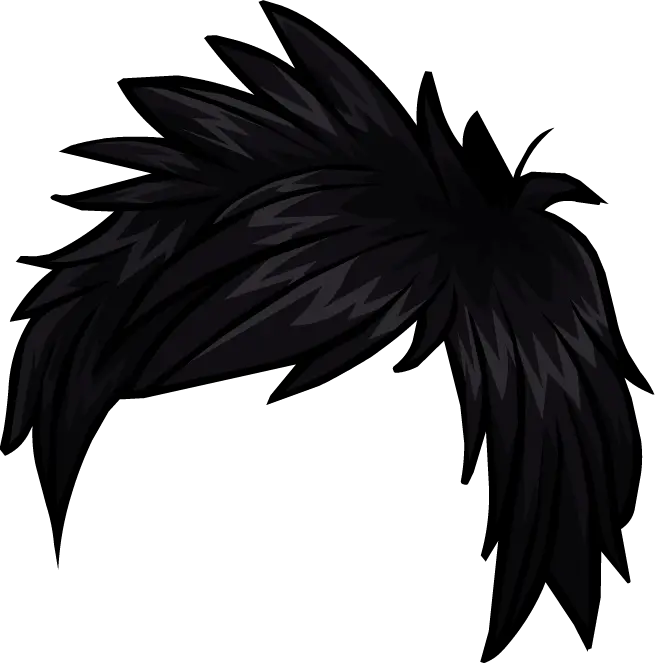 Crazy Hair Day Clip Art Boy Anime Hair Png