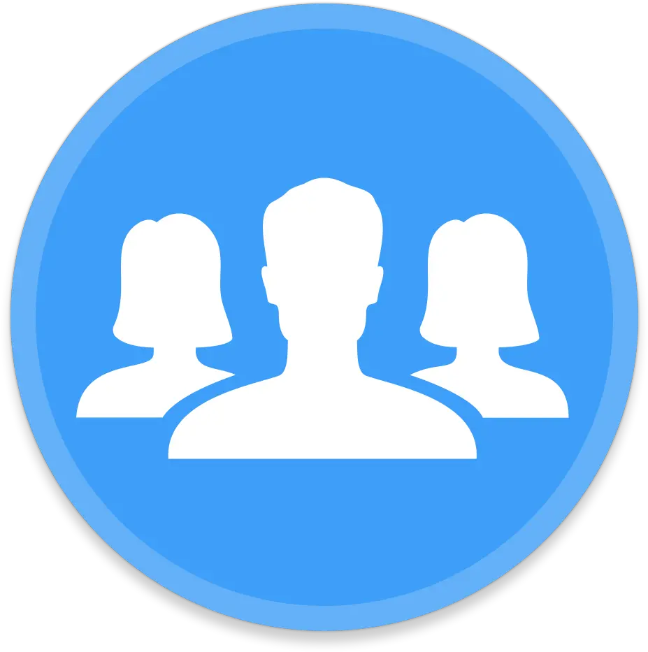 Transparent Facebook Png Transparente Group Icon Circle