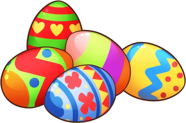 Easter Eggs In Grass Clip Art Easter Egg Image Png