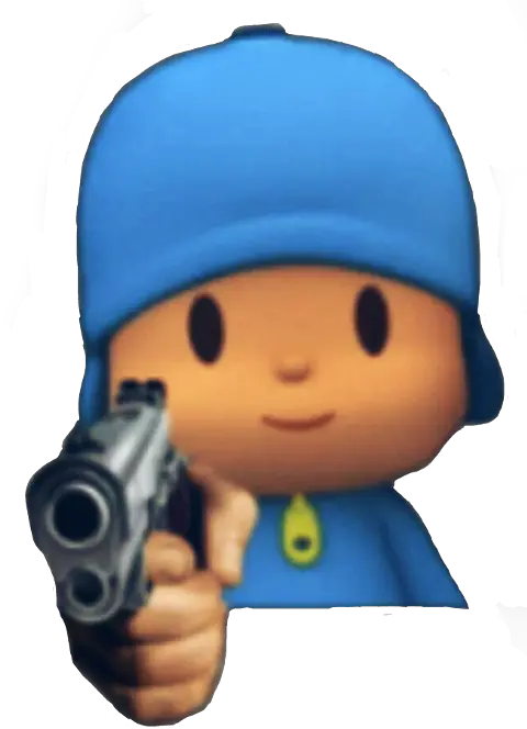 Stickers De Pocoyo Aqui Dice Que Me La Chupes