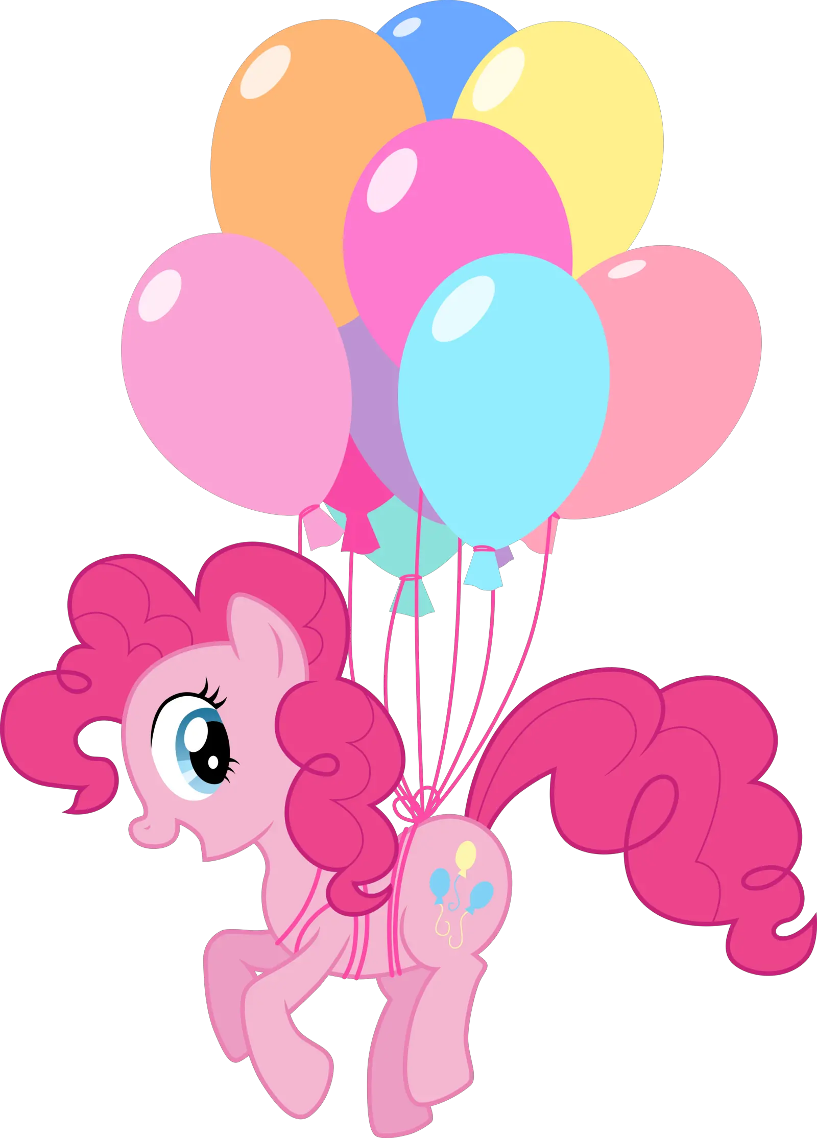 My Little Pony With Ballons Picture Download My Little Pony Pinkie Pie Balloons
