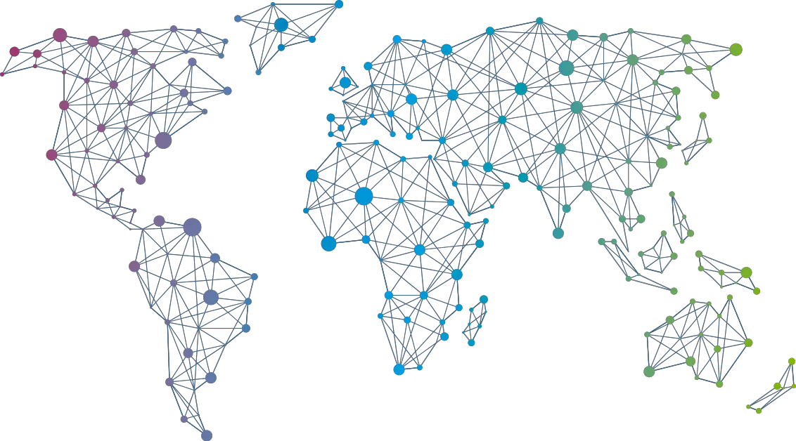 Transparent Blue World Map Png World Map Tech Png
