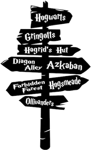 Harry Potter Hogwarts Road Graphics Design By Vectordesign Harry Potter Silhouette Png