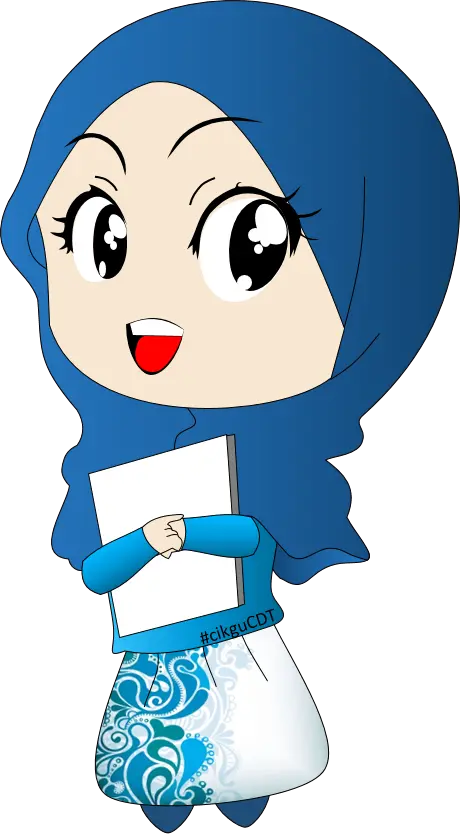 Nurse Vector Muslimah Hijab Cartoon