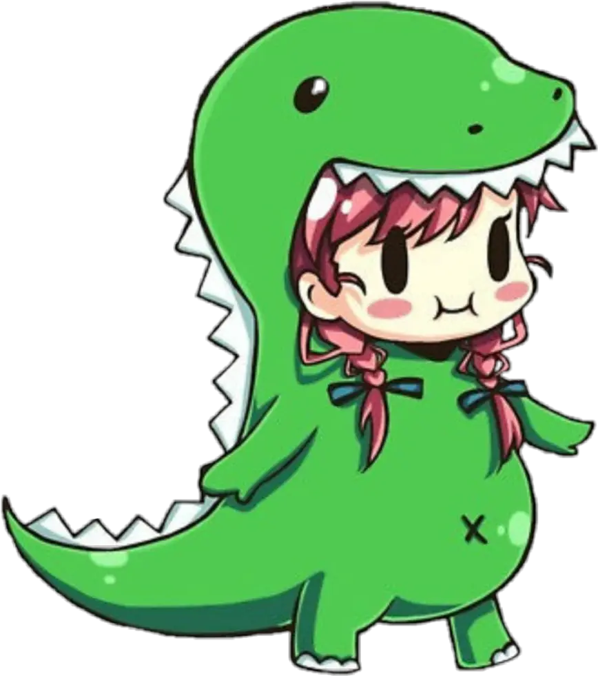 Chibi Cute Dinosaur