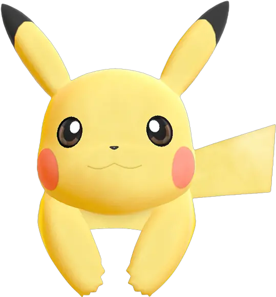 Pikachu Pokemon 3d Decoration Cute Kawaii Pokemongo Pikachu 3d Png