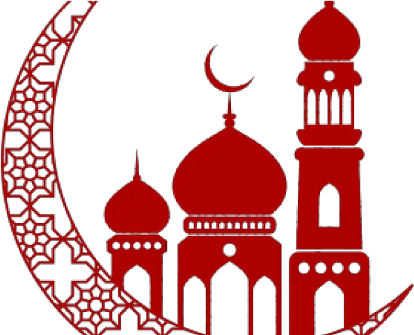 Eid Al-fitr Clipart Islamic Mosque Ramadan Mubarak To All