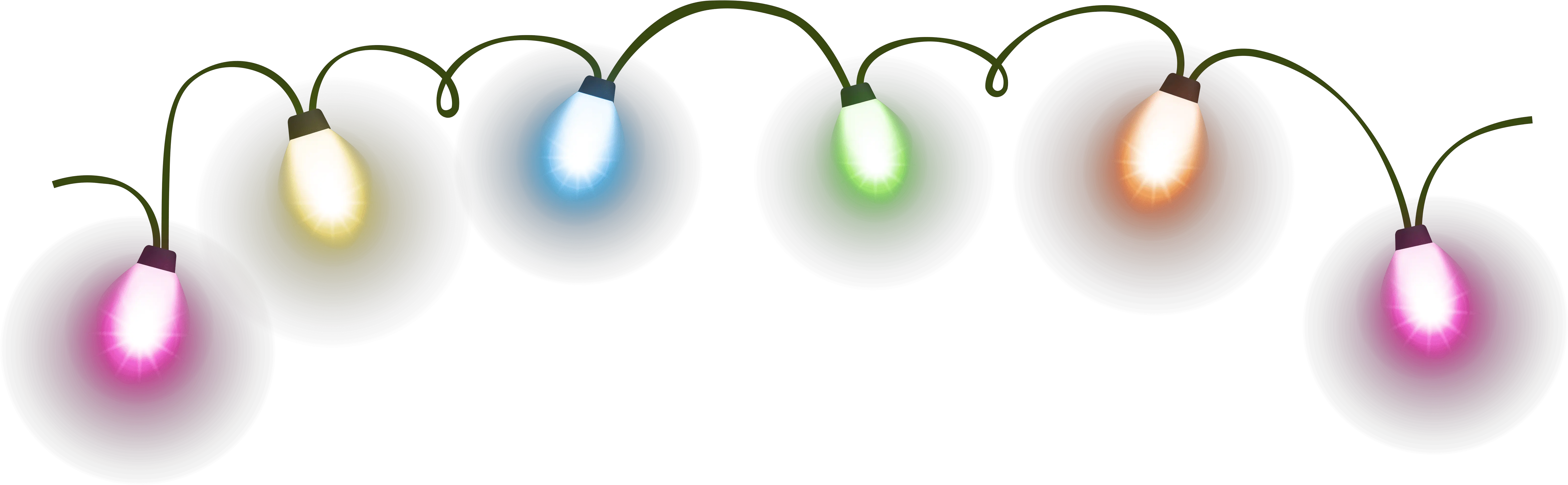 Christmas Tree Bulb Clipground Christmas Lights Clipart Png
