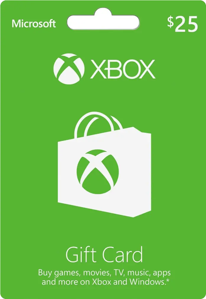 Xbox Live Gift Card $25