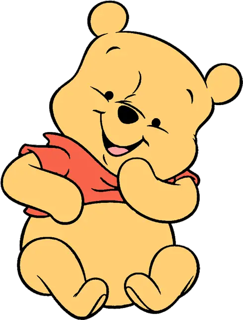 Baby Winnie The Pooh And Friends Clipart Vector Free Baby Winnie The Pooh Outline