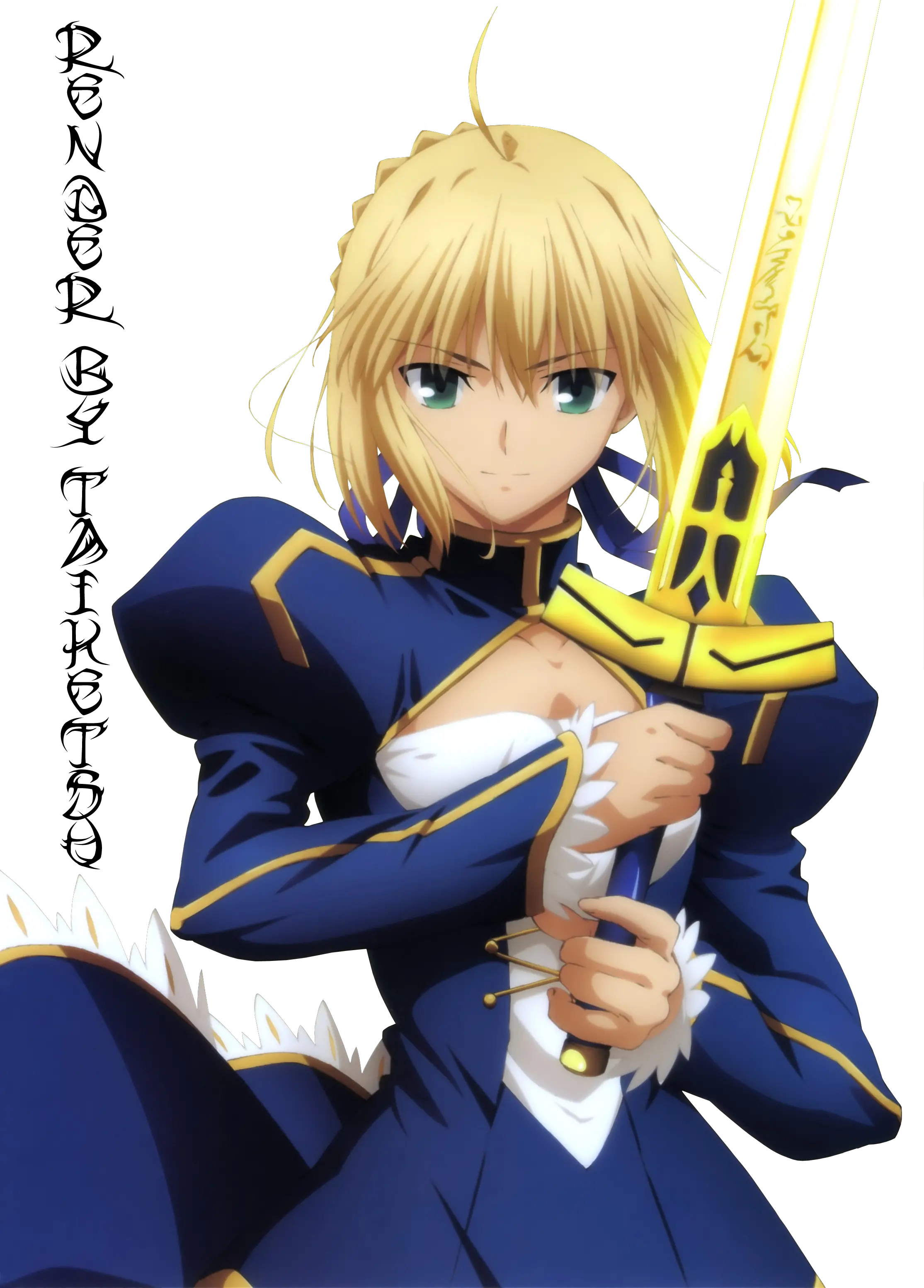 Fate Zero Saber Fate Stay Night Saber Render