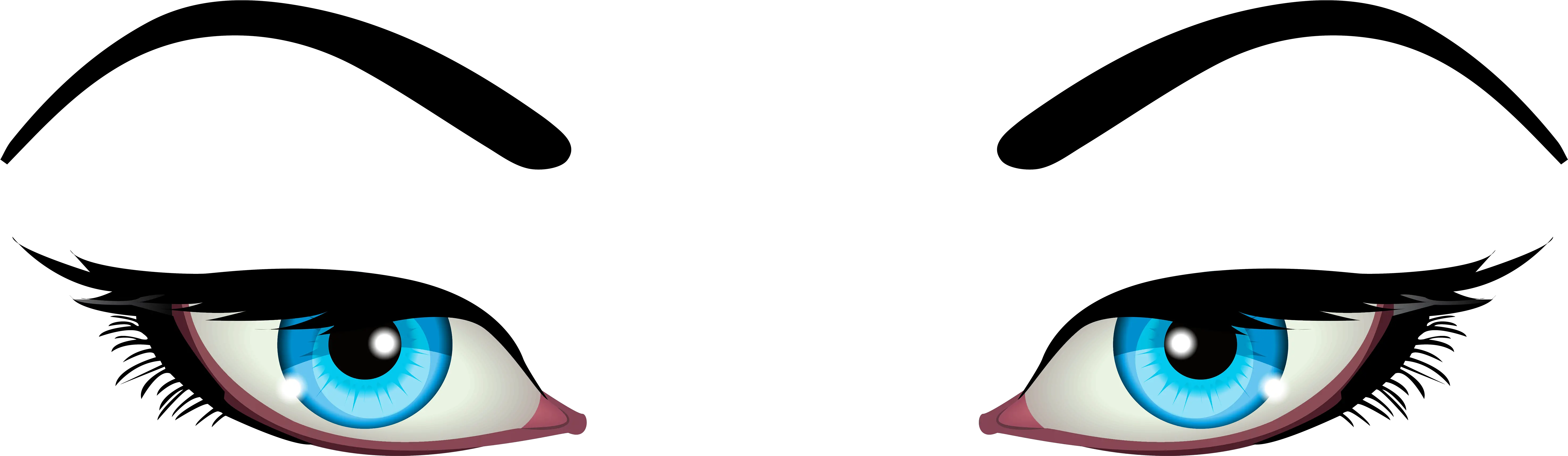 Nose Clipart Eye Cartoon Girl Eyes Png