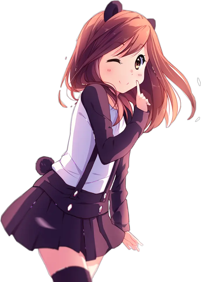 kawaii anime animegirl panda japan pandagirlfreetoedit Kawaii Panda Anime Girl