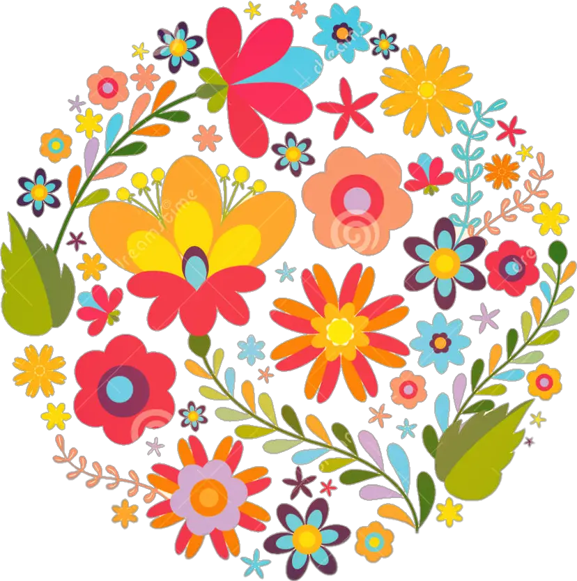 Clip Art Mexico Beautiful Colorful Mexican Flower Clipart Free