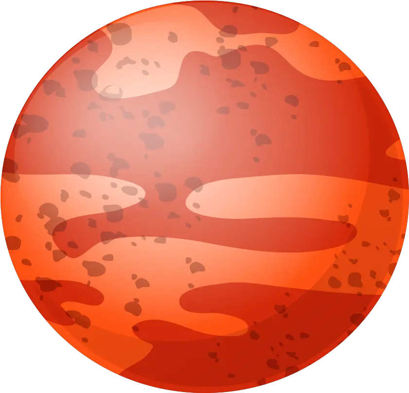 Cartoon Mars Planet Png