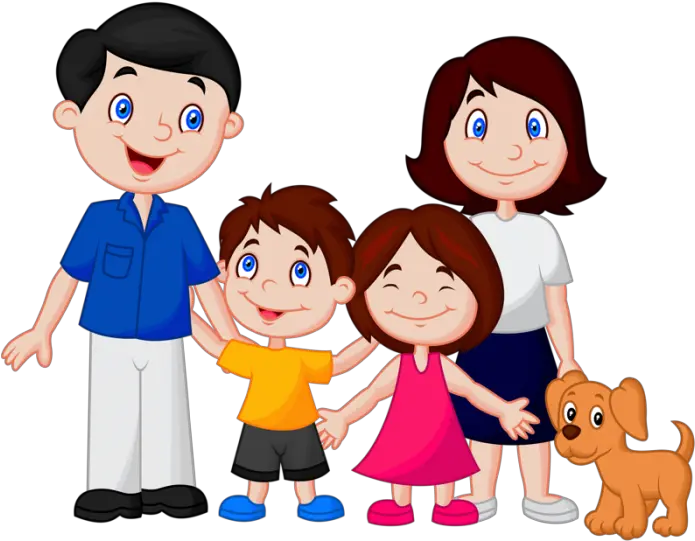 Family Png Clipart Happy Family Cartoon- Happy Family Cartoon