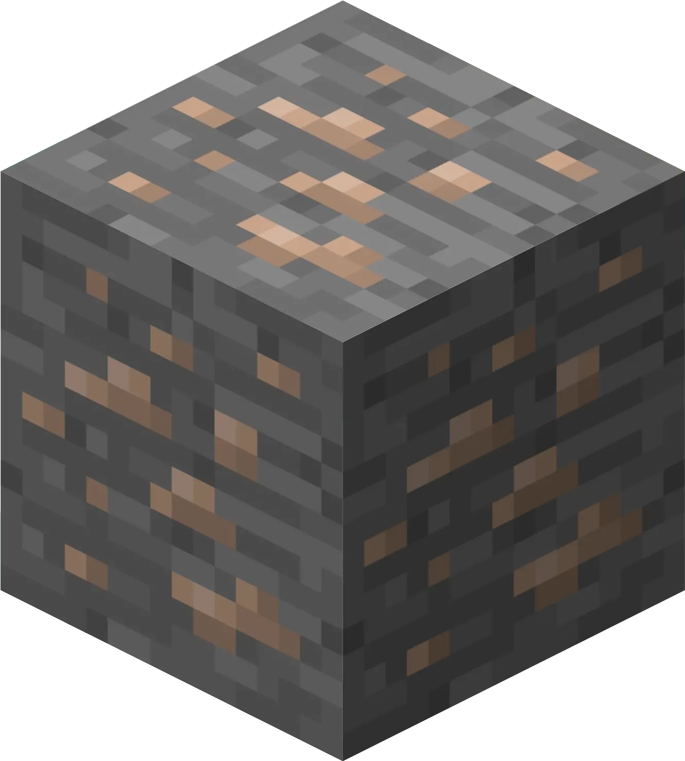 Stone Block Png Iron Ore Minecraft Png