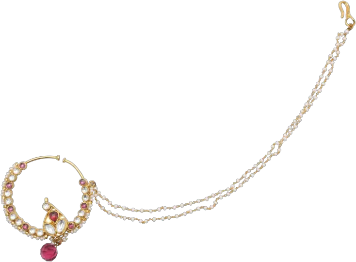 Rhoda Nose Ring Nose Ring With Chain Png