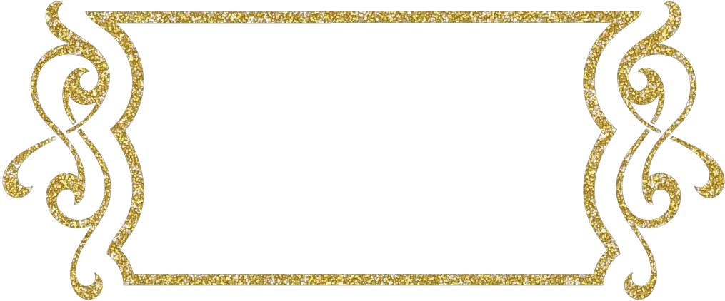 Transparent Free Frames Clipart Gold Glitter Frames Png