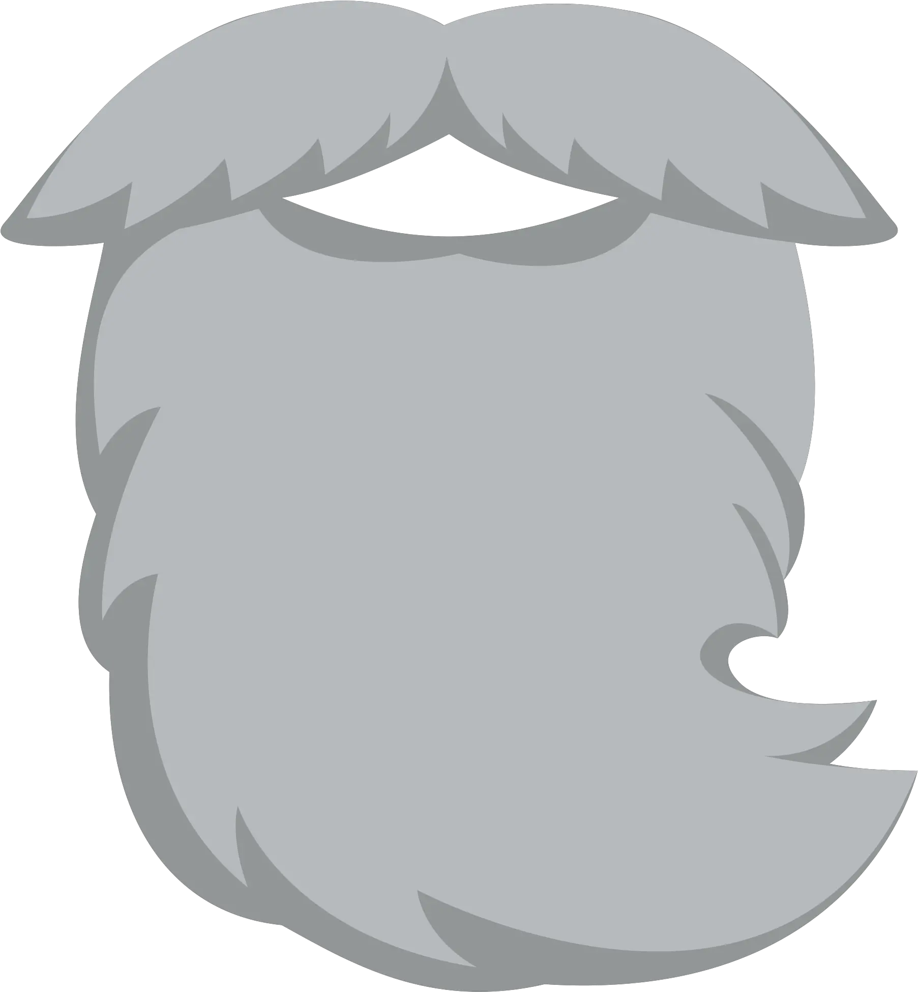 Cartoon Gray Beard Png