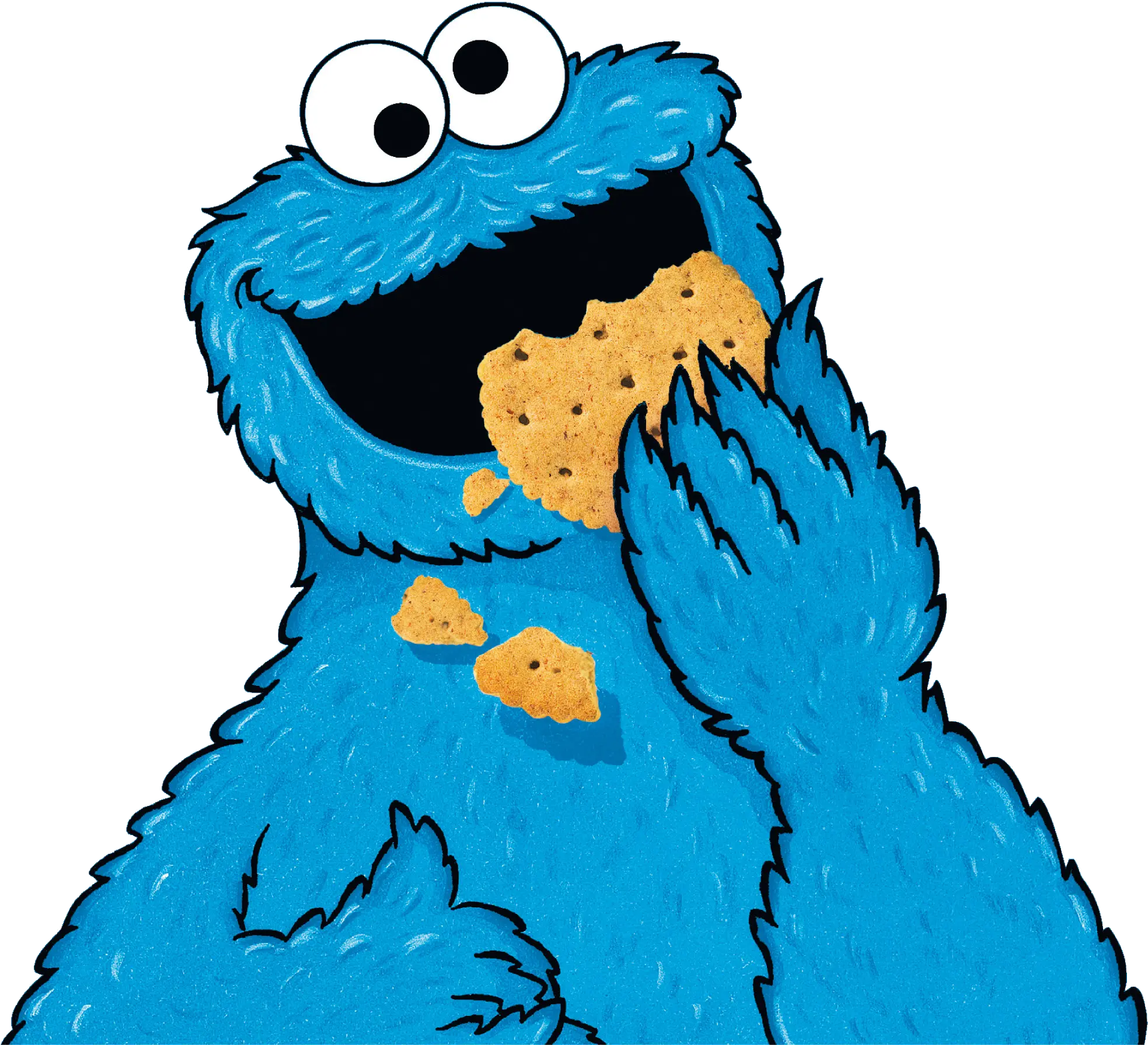 Cookie Monster Images Of Free Best Transparent Png Cartoon Cookie Monster Eats Cookies