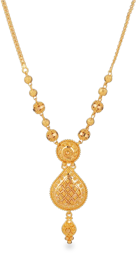 22ct Gold Bridal Necklace In Filigree Design Gold Necklace With Money Sign