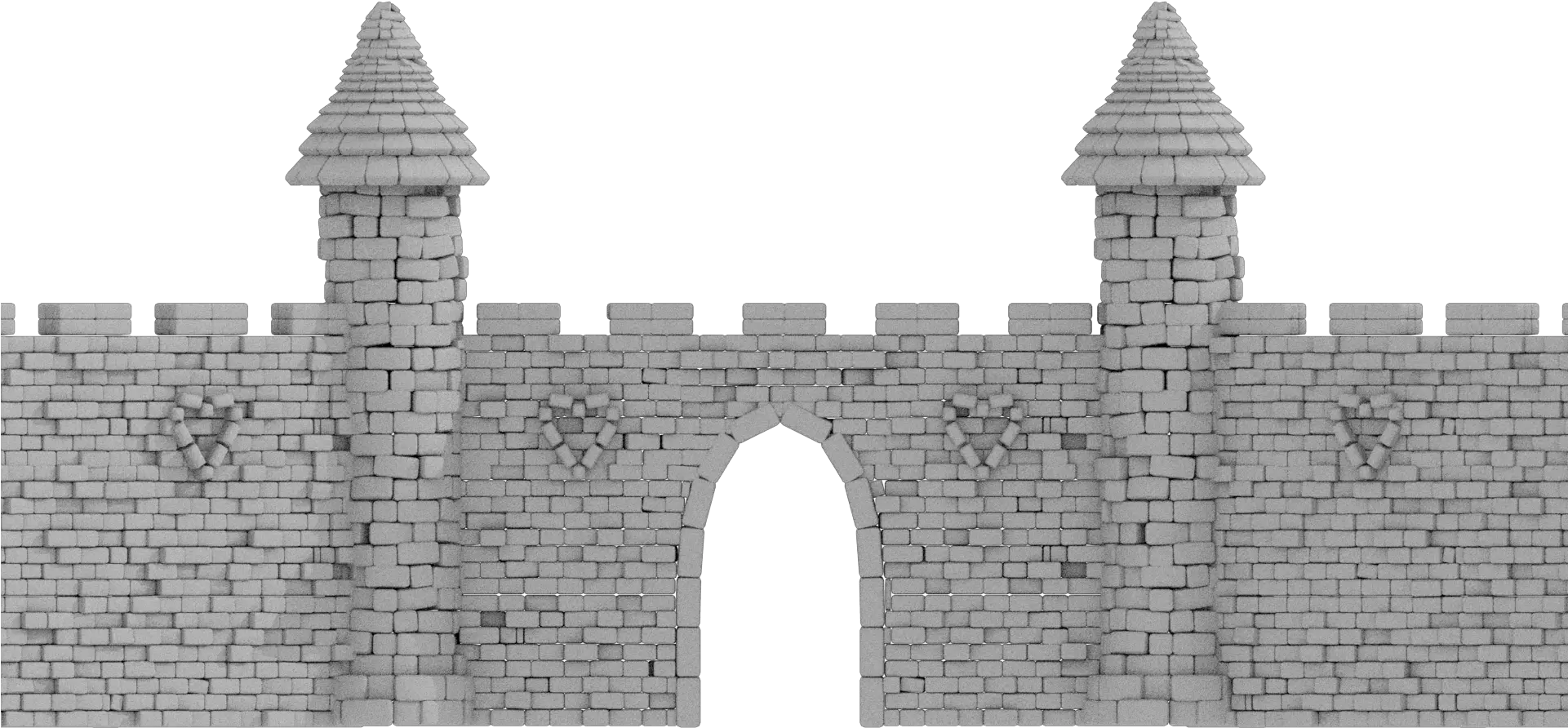 Queen Of Hearts Castle Wall Png