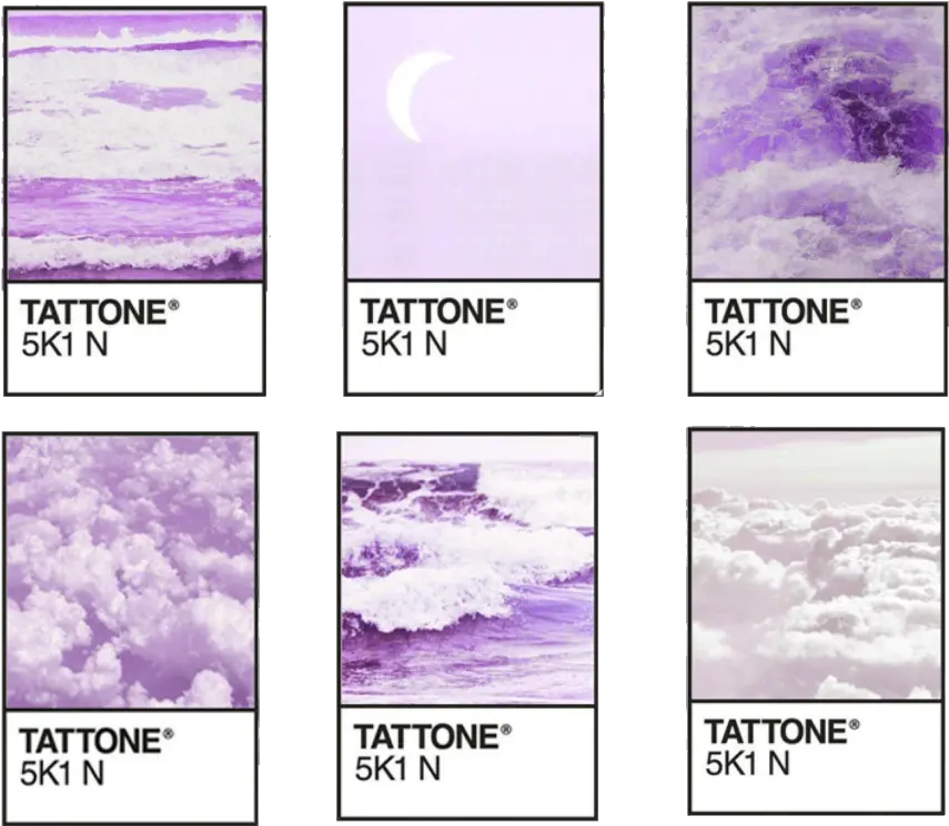 Transparent Tumblr Collage Stickers Png Pantone Aesthetic