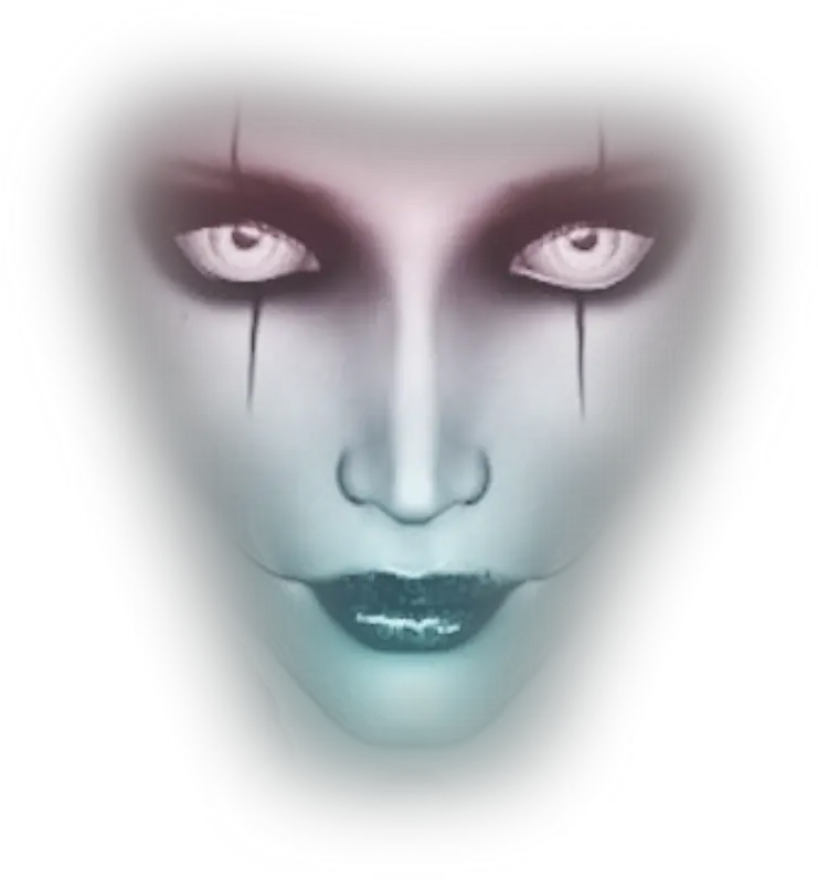 face scary mask gradient Transparent Horror Face