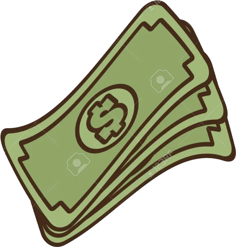 Money Cartoon Of Clipart Transparent Png Cartoon Wad Of Cash