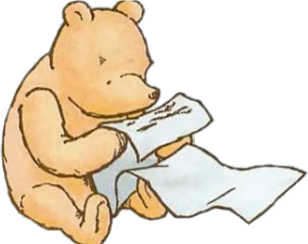 Winnie The Pooh Clipart Classic Classic Winnie The Pooh Reading