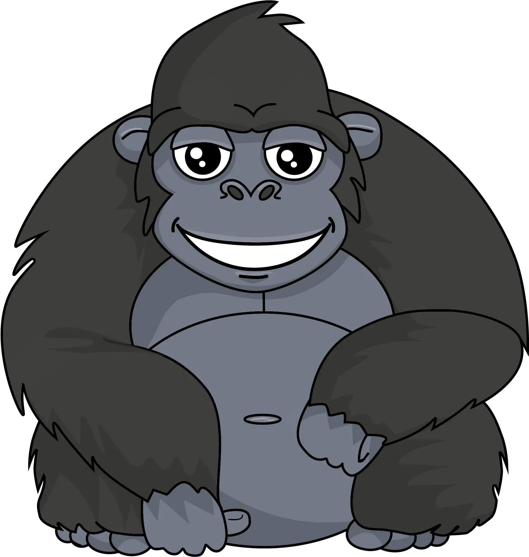 Gorilla Clipart Mountain Gorilla Cartoon Gorilla