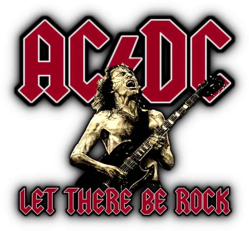 Transparent Acdc Logo Png Let There Be Rock Logo