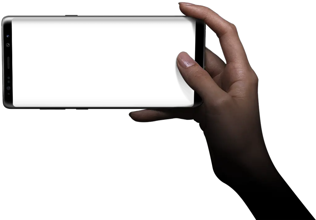 Galaxy Note8 Hand Holding