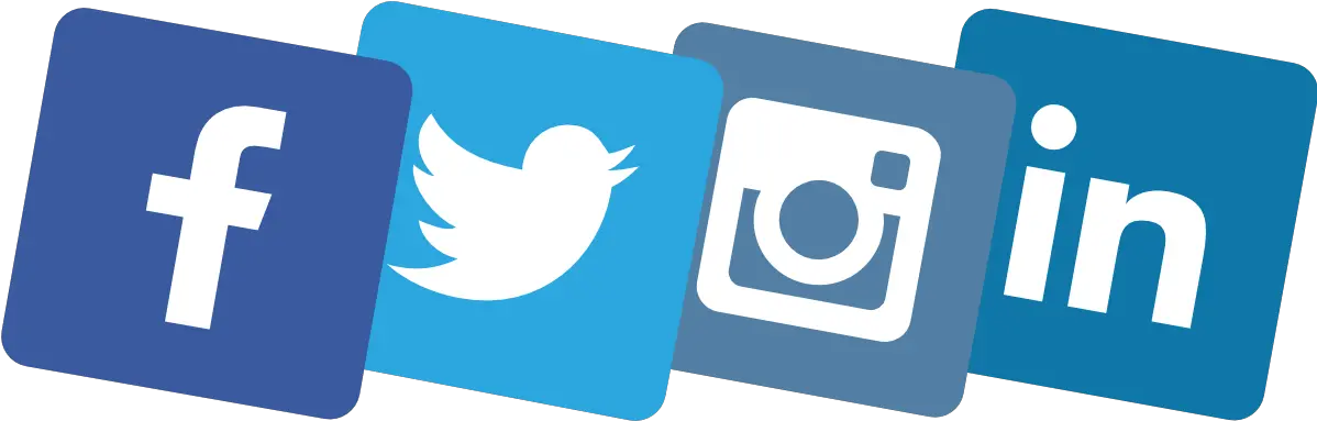 Social Media Marketing Business Advertising Blue Social Media Icons Png