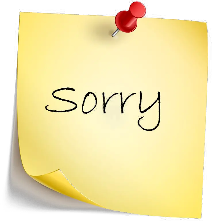 Sorry Transparent Background Png Transparent Sorry Png