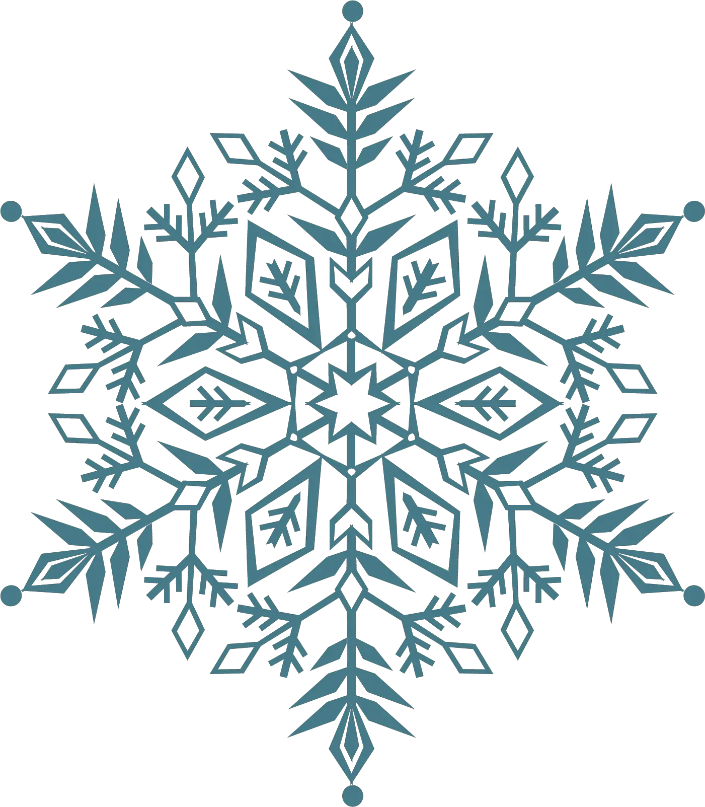 Vector Free Snowflake Svg